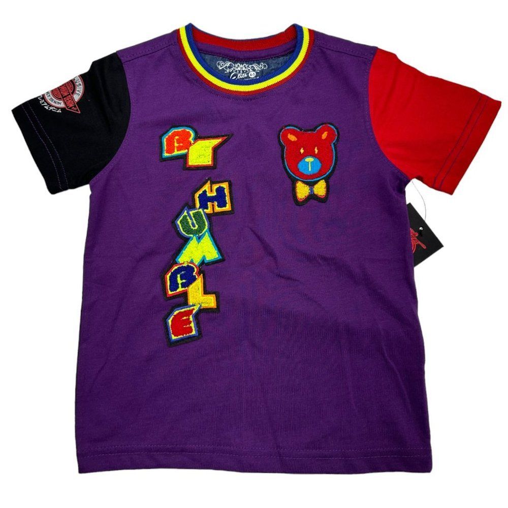 Elite Premium Denim Purple Be Humble Tee (4-5)